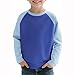 Boys Girls Kids Shirts Color Blocking Long Sleeve Round Neck Top T-Shirts Ropa para niños