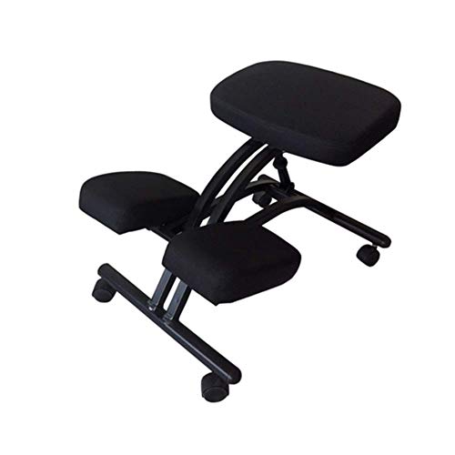 FEOPW Knee Stool Kniing Stool Ergonomic Balancing Yoga Computer Chair Comfortably Upholstered