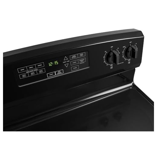 Amana 30 in. 4.8 cu. ft. Electric Range in Black
