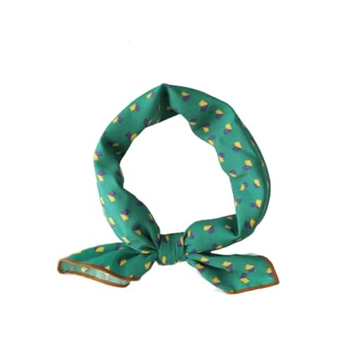 Chic Stories Eyelet Scarf Red Yellow Scarves for Women Accessories Neckerchief 50x50cm (Green, 50x50cm) Cover