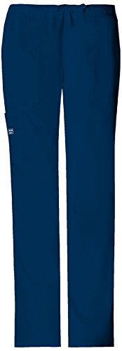 Scrubs for Women Workwear Core Stretch Drawstring Cargo Scrub Pants 4044, L, Navy