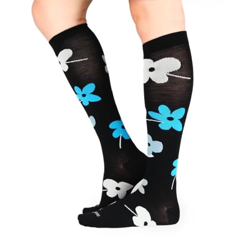 Image of Lightweight Merino Wool Everyday Compression Socks (15-20mmHg) - Flowe