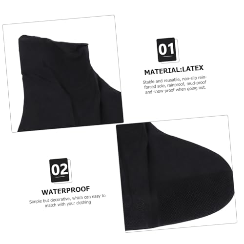 Cubierta impermeable para calzado LIFKOME, 1 par, protector de zapatos y botas para ciclismo y seguridad deportiva miniatura 4