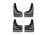WeatherTech Custom No Drill Splash Guard MudFlaps for Dodge Ram Truck 1500 RHO, Ram 1500 RHO, Front & Rear Set (110137-120223), Black