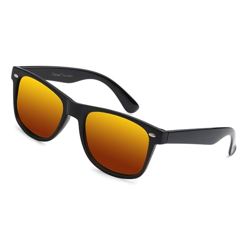 Image of PolarSpex Polarized Sunglasses for Men and Women | UV Protection, Durable Lightweight Frame, Retro Style, Felt Carrying Case, Clear Vision for Driving, Fishing & Everyday Wear.