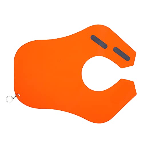 Capa de peluquería de silicona naranja para corte y tinte miniatura 7