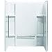STERLING PBG/VIKRELL 72284103-N-0 Accord Vikrell 48-in X 36-in X 55.13-in Shower Wall Kit, 55.125" x 48" x 36", White