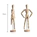 HSOMiD 12'' Artists Wooden Manikin Jointed Mannequin Perfect for Home Decoration / Drawing The Human Figure (A)