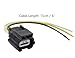 2X 15cm 3-Pin PDC Parking Sensor Plug Connector Wire Harness OEM:56431345 Compatible with Renault