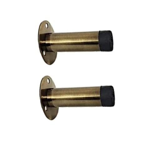 Sainath Zinc Alloy Rubber Door Silencer/Back Stopper for Home and Office (Antique Brass Finish, 3 Inch, Pack of 2) (B0BR8DCR6H) Amazon Price History, Amazon Price Tracker