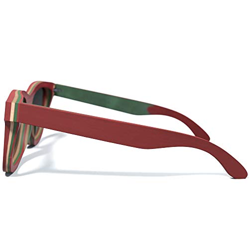 Wood Sunglasses for Men and Women. 100% Maple Wood