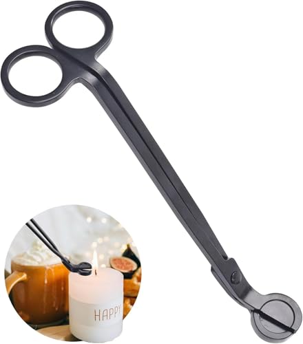 Zoyiancy Candle Trimmer Candle Wick Trimmer Candle Accessories Candle Scissors Wick Cutter for Candles to Burn Equally
