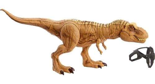 Mattel HNT62 Jurassic World Hunt 'N Chomp Dinosaur Toy With Sound & Motion, Tyrannosaurus T Rex Action Figure thumb #4