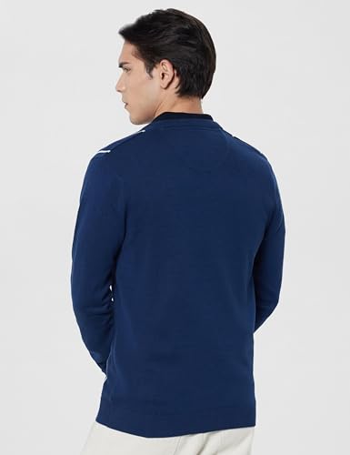 Image of Van Heusen Men's Luxury Sports Regular Fit Full Sleeve Crew Neck Sweater | Sophisticated Flair | Super Premium Fabric