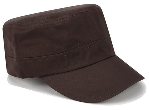Image of Unisex Basic Cadet Army Caps Everyday Military Style Hat