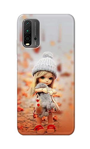 Image of PRINTFIDAA Doll Cute Girl Amazing Beauty Little Kid Child Playing Hard Back Cover for Redmi 9 Power Back Cover -(P6) KAT1001