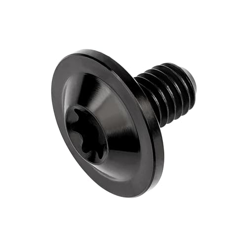 Image of Titanium Bolt Torx Head M6x10 15 20mm Screw for Bicycle Motorcycle Car Modification Pack of 6 (Black, M6x10mm)