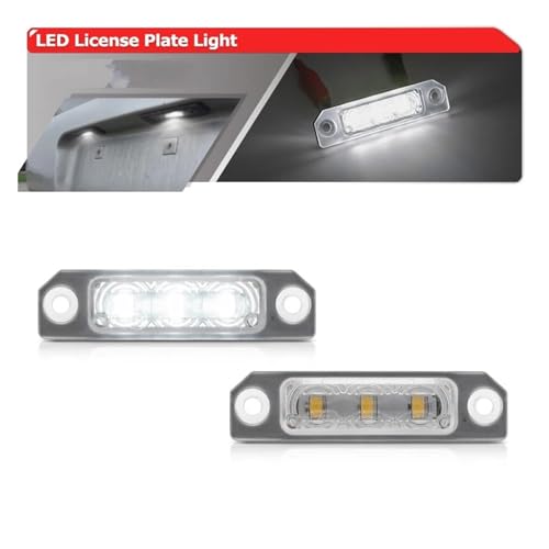 Luces matrícula LED Canbus Ford Focus Mustang evita error fundido blanco 2 uds 2