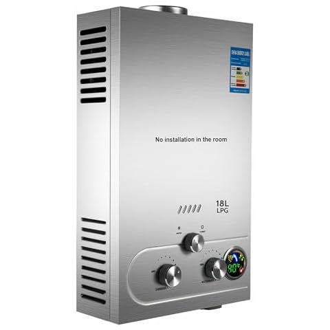 iropro 18L 36KW LPG Instant Water Heater Cover