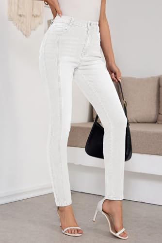 SHEWIN Women's Skinny Jeans Stretchy High Waisted Denim Jeggings Size 4-184