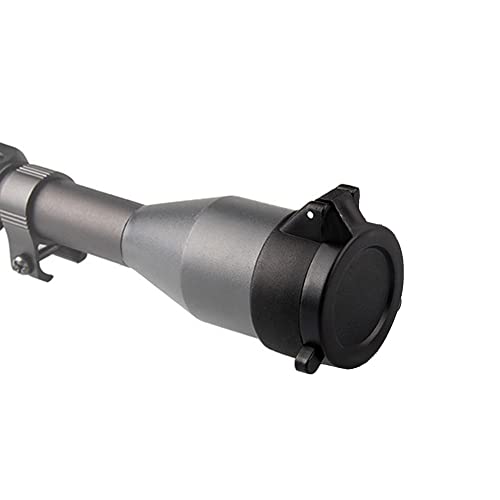 MiOYOOW Rifle Scope Flip Caps, Flip Open Covers 25.5-69mm Eyepiece Flip up Protect for Outdoors Hunting, Round, Inner Diameter 38mm - Image 2