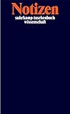 Notizbuch suhrkamp taschenbuch wissenschaft: Notizen (Cover Bild kann abweichen)