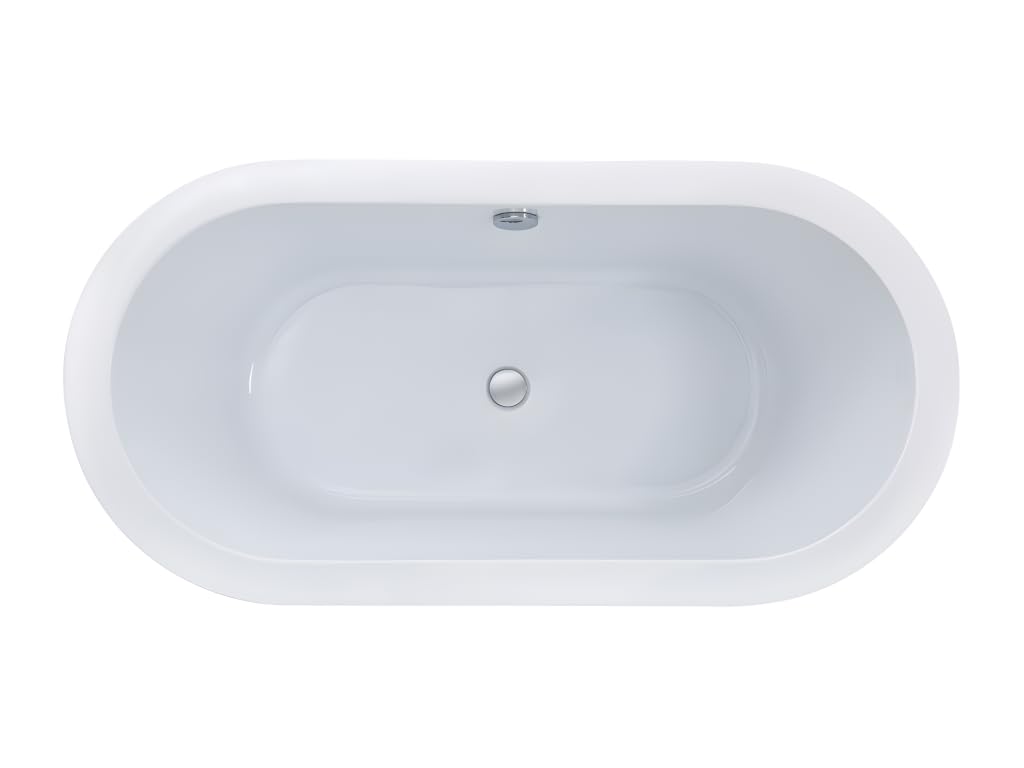 Vente-unique - BaÒera isla ADRINA - 178L - 150 x 75 x 58 cm - Blanca