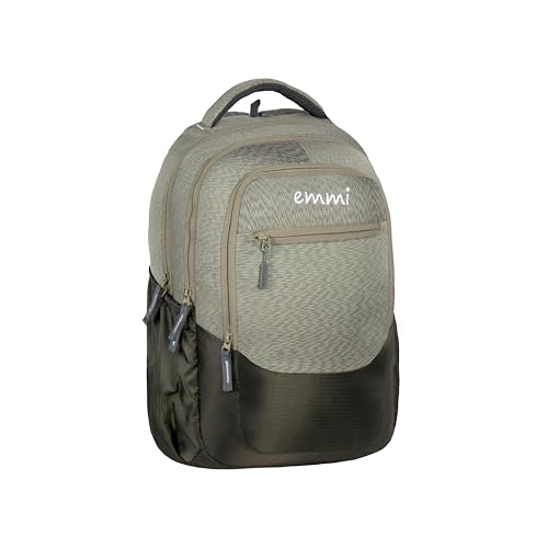 Image of Emmi Aurora Laptop Backpack 34 L | Weekend Travel Bag For Men and Women with Attached Rain Cover | Carry On Bag For College | 18 Months Warranty