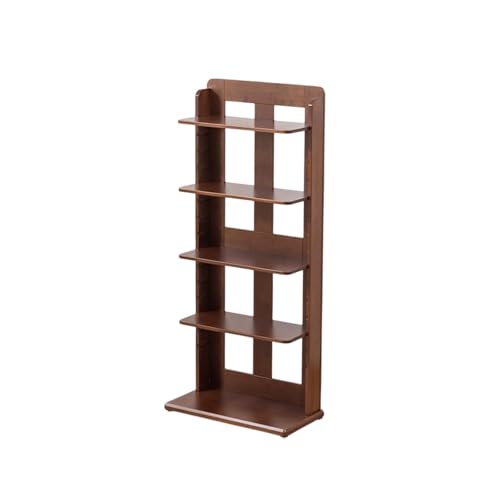Estantería vertical para espacios pequeños, estantería de madera flotante ajustable para sala de estudio, sala de estar, oficina, dormitorio
