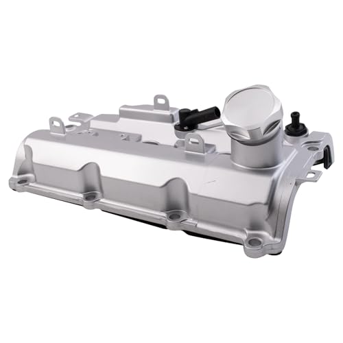 Image of TRQ Left Valve Cover Driver Side Compatible with 2013 INFINITI EX37 FX37 2008-2013 G37 2011-2013 M37 2014-2019 Q70 2015-2019 Q70L 2014-2017 QX50 QX70 2009-2020 Nissan 370Z