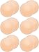 Memoryee Cubiertas para pezones ultrafinas para mujeres Pastillas invisibles Cubierta de silicona adhesiva reutilizable/6 Pairs Round