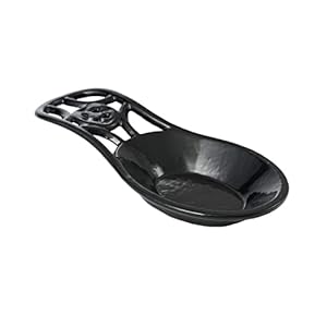 Cookingspoonrestforstovetopcastironspoonholderforkitchencounterheavydutyutensilrestkitchenaccessoriesdishwashersafeblack Urban Country Home Decor Cooking spoon rest for stove top cast iron spoon holder for kitchen counter heavy duty utensil rest kitchen accessories dishwasher safe black urban country home decor