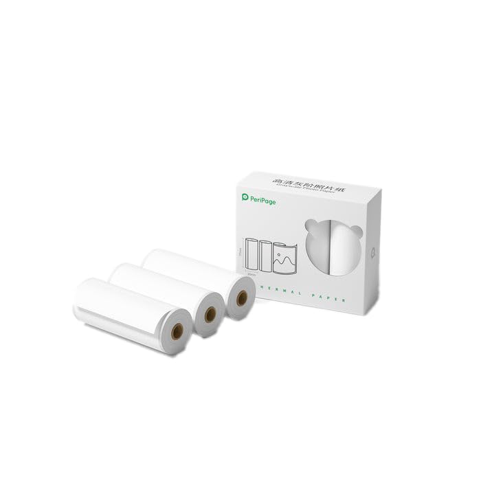 PeriPageHD Greyscale Photo Paper, 77 mm x 30 mm Size, White