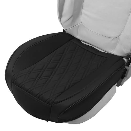 X AUTOHAUX フォーレザー製 セミエンクローズド 車底シートカバー 撥水機能 お手入れ簡単 肌触りの良いソフト素材 ロンバス対応 SUV/トラック用 ブラック 1枚