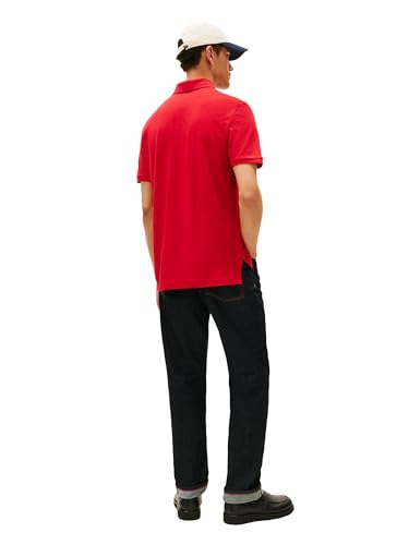 Image of Tommy Hilfiger Men's Short Sleeve Cotton Pique Polo Shirt in Classic Fit