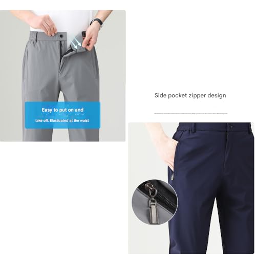 Super Stretch Ice Silk Comfort Pants for Men - Cooling Soft Breathable Lounge Pants for Home3