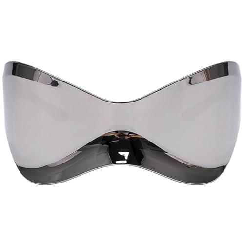 Oversized Sporty Shades Lightweight Trendy for Travel Stage Music Festival