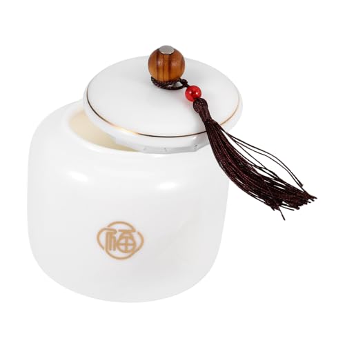 GLEAVI Barattolo Ermetico per Tè con Contenitore per Tè e Alimenti Capacità Design e Facilità Pulizia