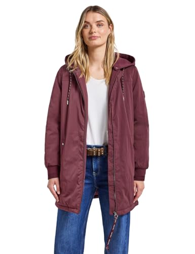 Blouson à capuche Femme Street One 2005351 coupe longue zippée