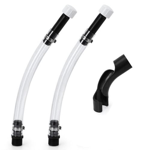 Racing Fuel Jug Hose, Fit 5 Gallon Gas Can, Utility Jug Spout and Nozzle, Perfect for Racing Fuel, Jegs Jugs, VP Gas Can，LC2 Jugs, Scribner Fuel Jugs, Black