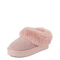 The Children's Place girls Girls Indoor/Outdoor Comfy Slip on Platform Shoes, Faux Fur Lined