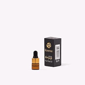Rosense Rosenöl – ätherisches Rosen Öl zur Gesichtspflege und Hautpflege vegan 100% naturrein – 1 ml