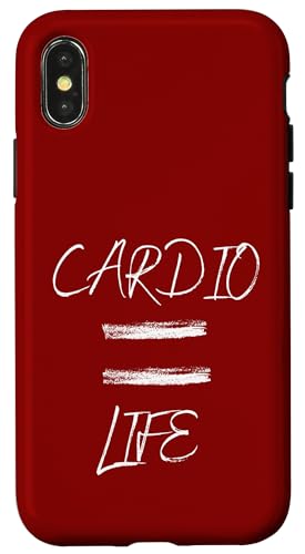 Ya en manzanajugosa.com: Divertido Cardio Fitness Entrenamiento Gimnasio Salud Corredor Correr Carcasa para iPhone X/XS