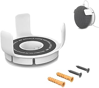 Outlet Wall Mount Holder for Google Home Mini | Space-Saving Accessories with Cord Management | Designed for Google Home Mini Voice Assistant Wall Mount Hanger Stand