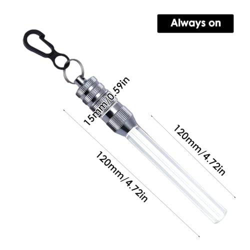 Linterna subacuática impermeable de 2 modos con luces LED para buceo recreativo 4