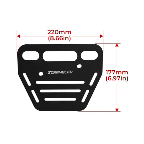 Porte-bagages latéral Scrambler 800 support rigide haute finition