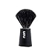 NOM Carl Shaving Brush | Vegan Shave Brush for Shaving soaps and creams | sustainable eco-friendly and reusable |Exfoliating Shaving Brush | Black handle