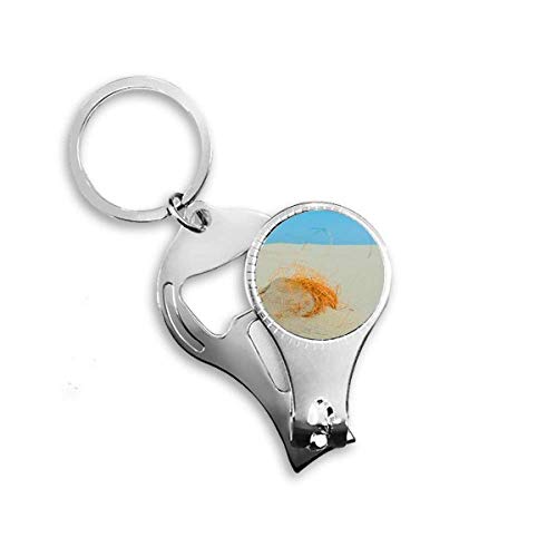 Pince à ongles avec décapsuleur orange Ocean Sand Beach en acier robuste