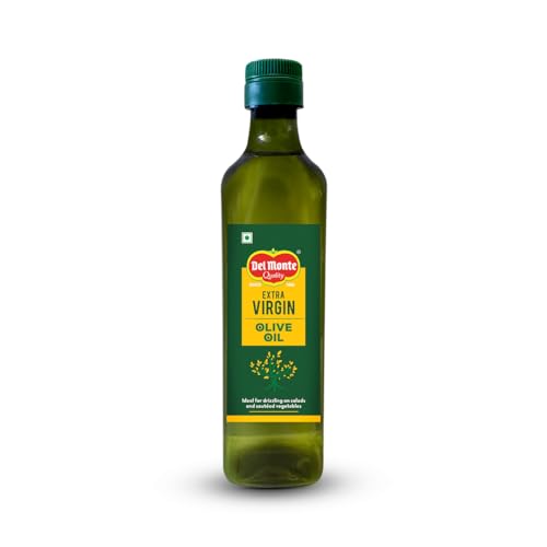Image of Delmonte Extra Virgin Olive Oil (Imported)|Cold Extracted from A1 Grade Olives|Pure & Unrefined|Cholesterol & Trans Fat-Free,Natural Antioxidants,Rich in Vitamin E & K|500 Ml Pet Bottle.