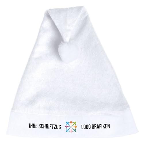 Nikolausmützen mit Logo 22 Generic Weihnachtsmütze Nikolausmütze Wichtelmütze mit deinem...